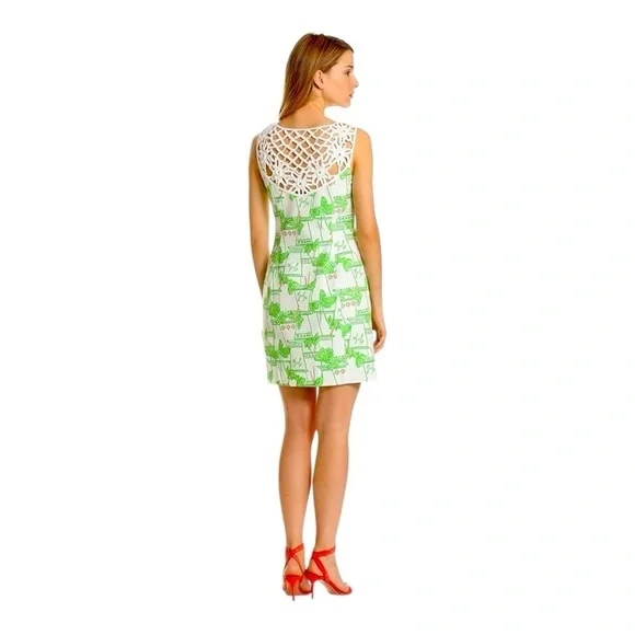 Lilly Pulitzer Lacina Dress in "Just Add Mint" Print - Size 2 Derby Dress